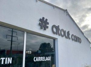 Création enseigne magasin de carrelage Marseille