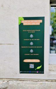 Enseigne caisson lumineux avec lettres PVC lumineuses Marseille