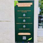 Enseigne caisson lumineux avec lettres PVC Marseille