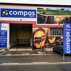 Enseigne lettres découpées cave à vins Marseille