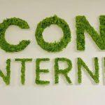 Enseigne lettres PVC végétales avec lichen Marseille