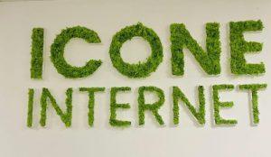 Enseigne lettres PVC végétales avec lichen Marseille