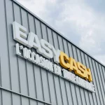 Enseigne lumineuse design or "EasyCash" Marseille