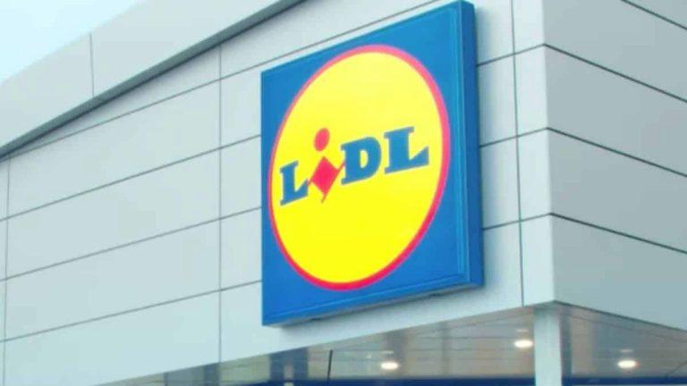 Enseigne lumineuse éclairée "Lidl" Marseille