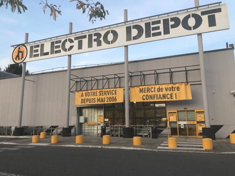 Enseigne lumineuse "Electro Dépôt" Marseille