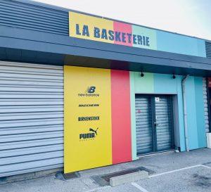 Enseigne magasin de chaussures Marseille