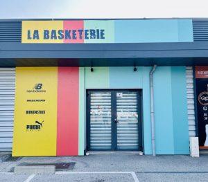 Enseigne magasin de chaussures Marseille