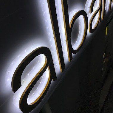 Lettres alu éclairées Marseille