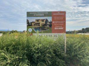 Panneau promotion immobilière Marseille