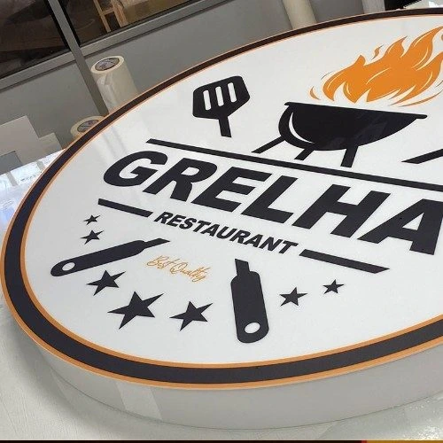 Enseigne "Grelha Restaurant" Marseille