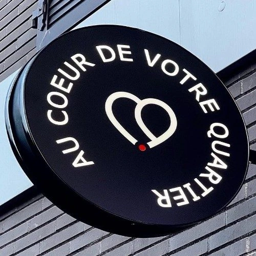 Enseigne caisson ajouré Marseille