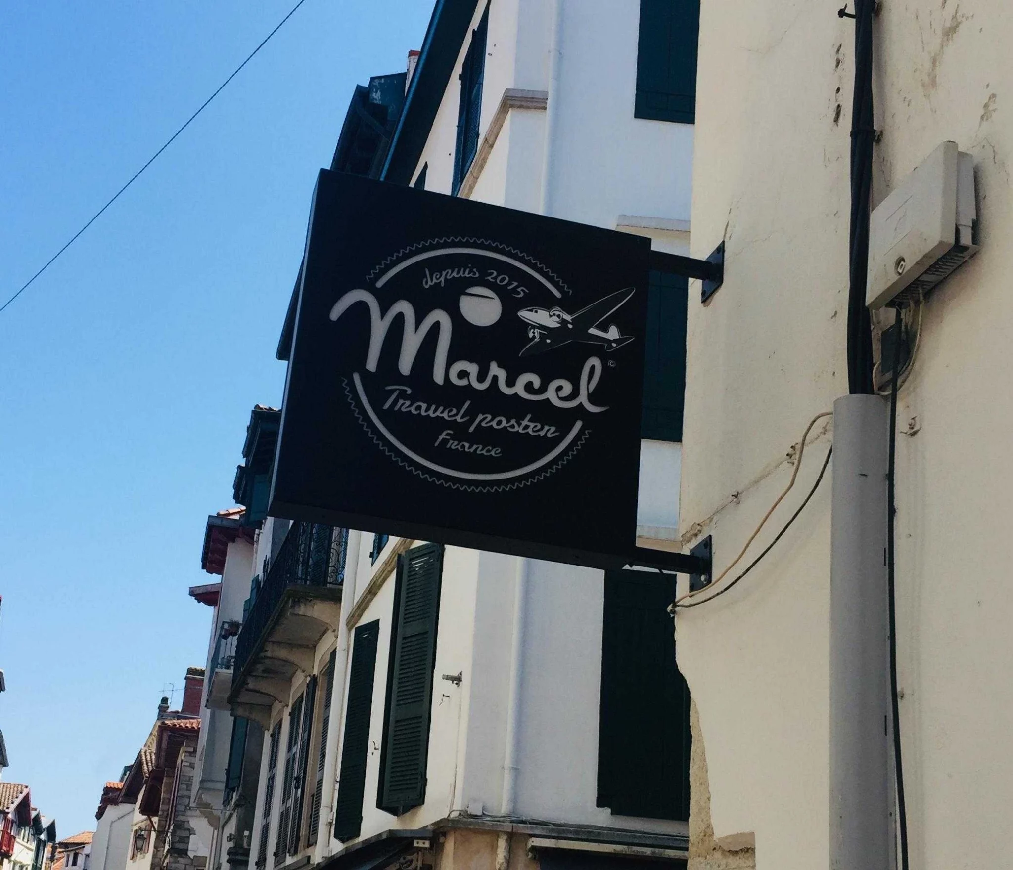 Enseigne drapeau "Marcel" Marseille