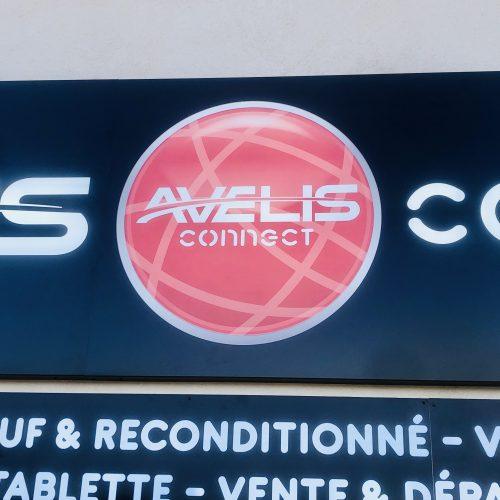 Enseigne "Avelis Connect" Marseille